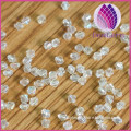 Factory Wholesale Transparent acrylic bicone beads 4mm AB color acrylic bicone beads